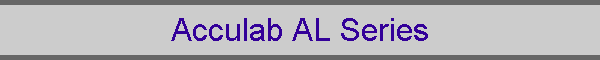 Acculab AL Series