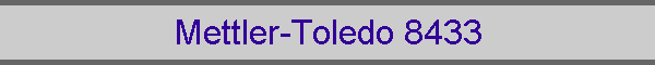 Mettler-Toledo 8433