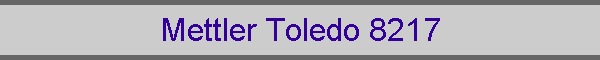Mettler Toledo 8217