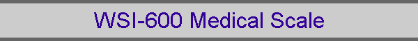 WSI-600 Medical Scale
